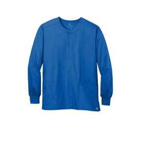 Custom Embroidered WonderWink® Unisex WorkFlex™ Snap-Front Scrub Jacket - WW3080