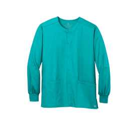 Custom Embroidered WonderWink® Unisex WorkFlex™ Snap-Front Scrub Jacket - WW3080