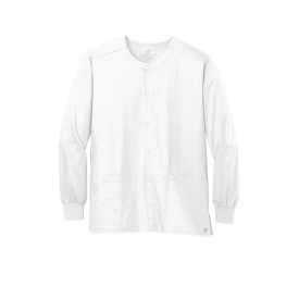 Custom Embroidered WonderWink® Unisex WorkFlex™ Snap-Front Scrub Jacket - WW3080