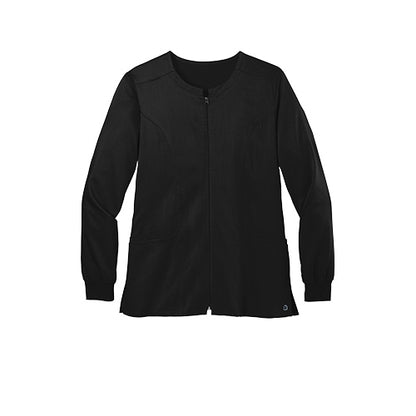 Custom Embroidered WonderWink® Women’s Premiere Flex™ Full-Zip Scrub Jacket - WW4088
