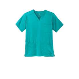 Custom Embroidered WonderWink® Men's Premiere Flex™ V-Neck Top - WW5068