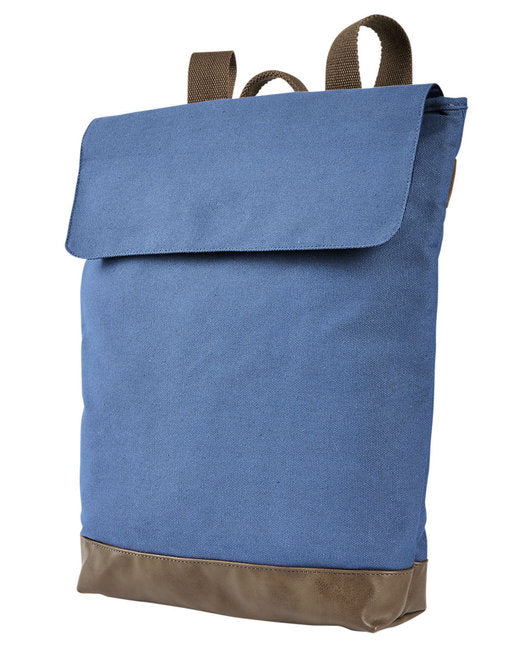 Custom Embroidered Authentic Pigment Canvas Rucksack