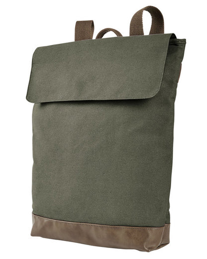 Custom Embroidered Authentic Pigment Canvas Rucksack