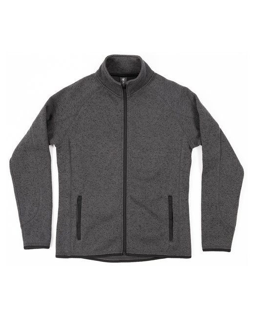 Custom Embroidered Burnside Ladies' Sweater Knit Jacket - B5901