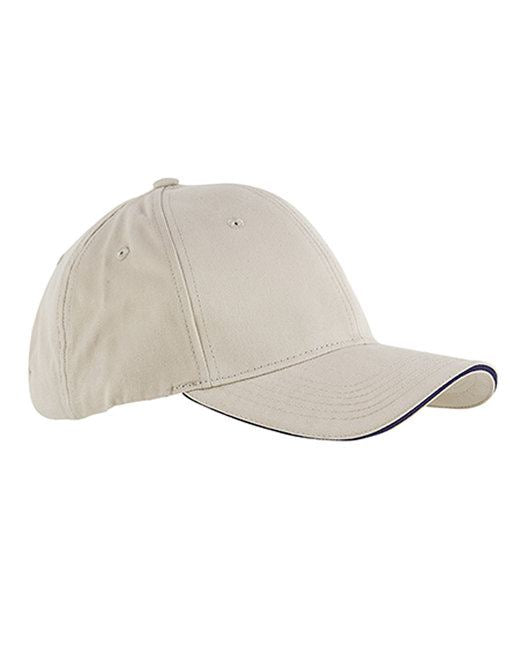 Custom Embroidered Big Accessories 6-Panel Twill Sandwich Baseball Cap
