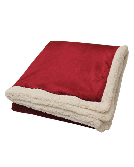 Custom Embroidered Kanata Blanket Original Lambswool Throw