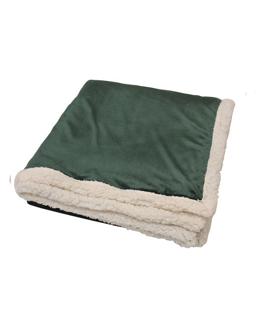Custom Embroidered Kanata Blanket Original Lambswool Throw