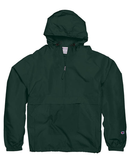 Custom Embroidered Champion Adult Packable Anorak 1/4 Zip Jacket - CO200
