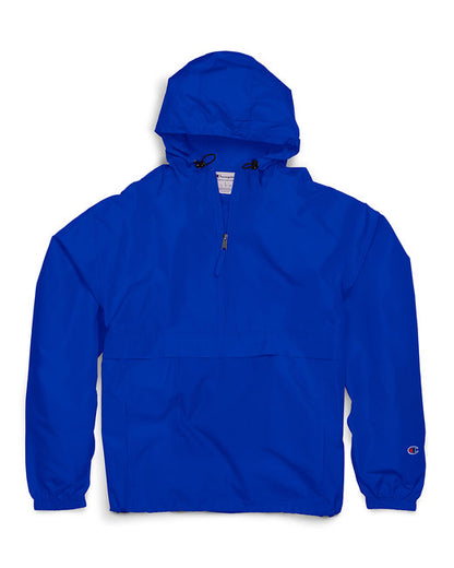 Custom Embroidered Champion Adult Packable Anorak 1/4 Zip Jacket - CO200