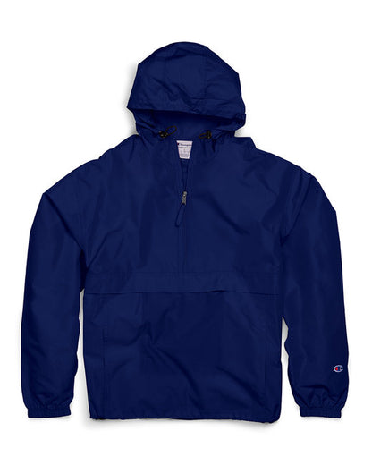 Custom Embroidered Champion Adult Packable Anorak 1/4 Zip Jacket - CO200