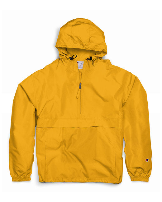 Custom Embroidered Champion Adult Packable Anorak 1/4 Zip Jacket - CO200