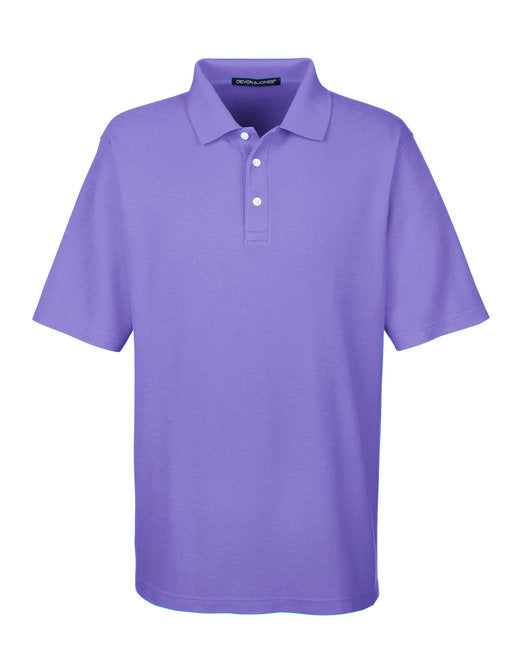 Custom Embroidered Devon & Jones Men's DRYTEC20™ Performance Polo - Plus Sizes - DG150