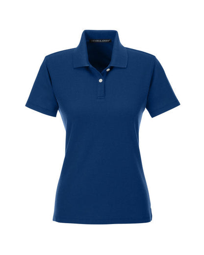 Custom Embroidered Devon & Jones Ladies' DRYTEC20™ Performance Polo - Plus Sizes -  DG150W