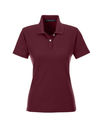 Custom Embroidered Devon & Jones Ladies' DRYTEC20™ Performance Polo - Plus Sizes -  DG150W