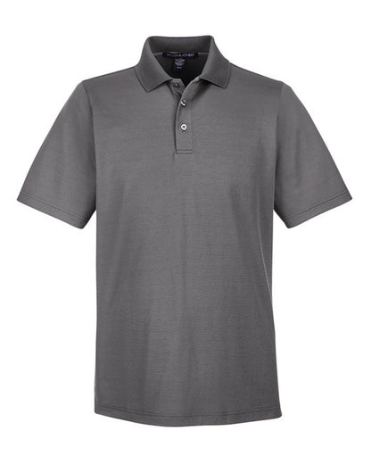 Custom Embroidered Devon & Jones CrownLux Performance™ Men's Plaited Polo - DG20
