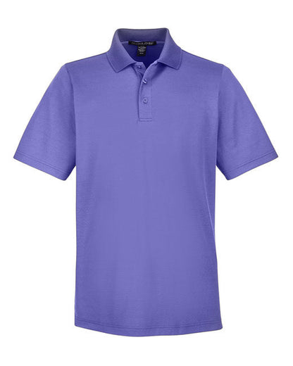 Custom Embroidered Devon & Jones CrownLux Performance™ Men's Plaited Polo Plus Sizes - DG20