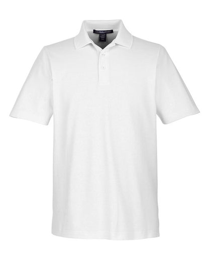 Custom Embroidered Devon & Jones CrownLux Performance™ Men's Plaited Polo - DG20