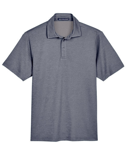 Custom Embroidered Devon & Jones CrownLux Performance™ Men's Address Melange Polo - DG22