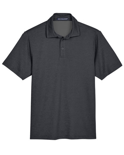 Custom Embroidered Devon & Jones CrownLux Performance™ Men's Address Melange Polo - DG22