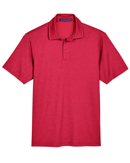 Custom Embroidered Devon & Jones CrownLux Performance™ Men's Address Melange Polo - DG22