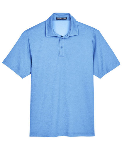 Custom Embroidered Devon & Jones CrownLux Performance™ Men's Address Melange Polo - DG22