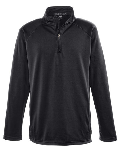 Custom Embroidered Devon & Jones Men's Stretch Tech-Shell® Compass Quarter-Zip - DG440