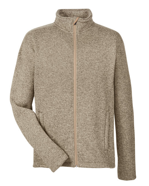 Custom Embroidered Devon & Jones Men's Bristol Full-Zip Sweater Fleece Jacket - DG793