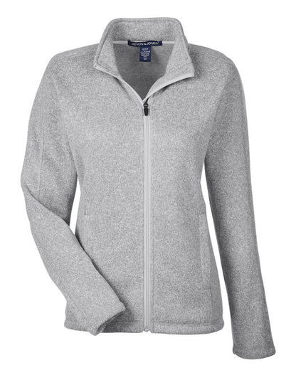 Custom Embroidered Devon & Jones Ladies' Bristol Full-Zip Sweater Fleece Jacket - DG793W
