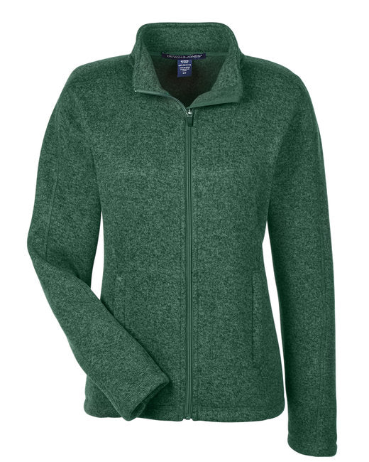 Custom Embroidered Devon & Jones Ladies' Bristol Full-Zip Sweater Fleece Jacket - DG793W