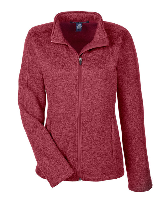 Custom Embroidered Devon & Jones Ladies' Bristol Full-Zip Sweater Fleece Jacket - DG793W
