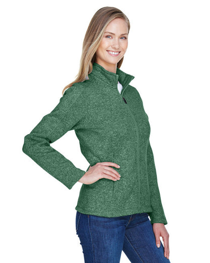 Custom Embroidered Devon & Jones Ladies' Bristol Full-Zip Sweater Fleece Jacket - DG793W