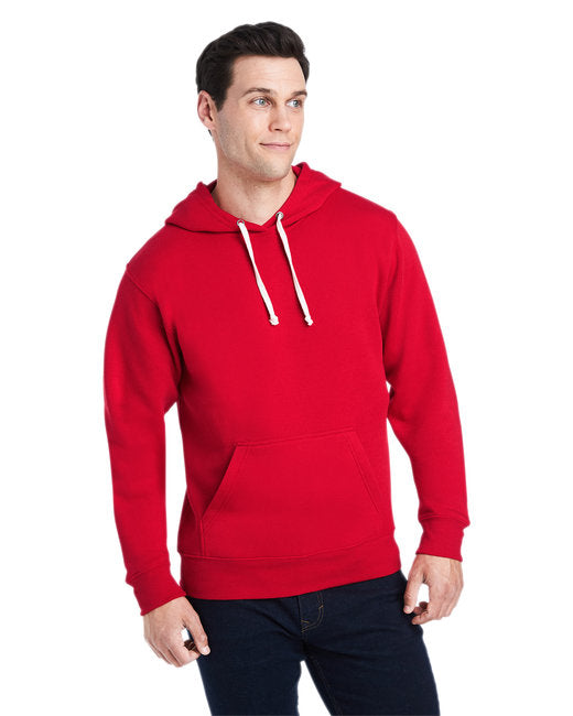 Custom Embroidered J America Adult Triblend Pullover Fleece Hooded Sweatshirt - JA8871