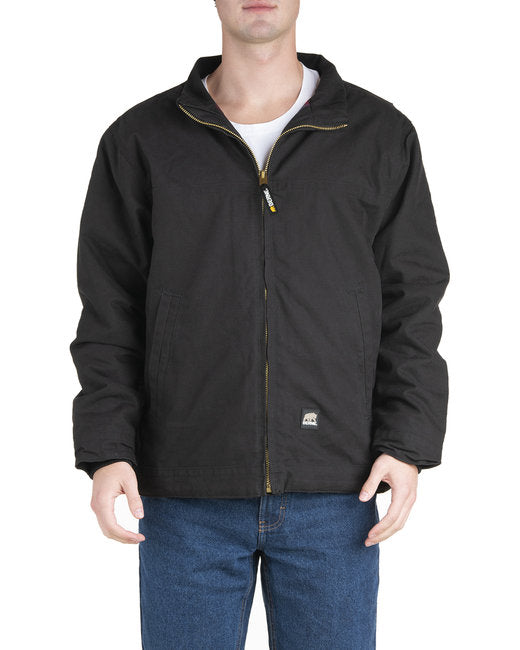 Custom Embroidered Berne Men's Flagstone Flannel-Lined Duck Jacket - JL17