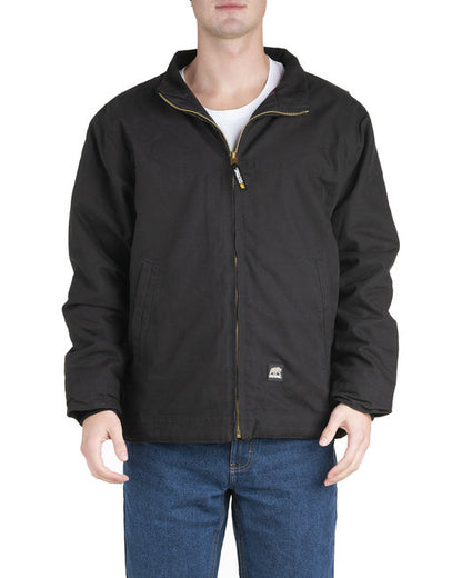 Custom Embroidered Berne Men's Flagstone Flannel-Lined Duck Jacket - JL17