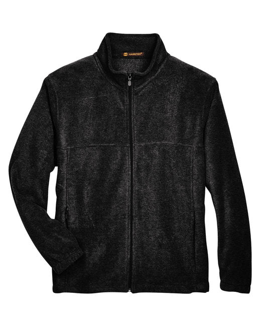 Custom Embroidered Harriton Men's 8 oz. Full-Zip Fleece - M990