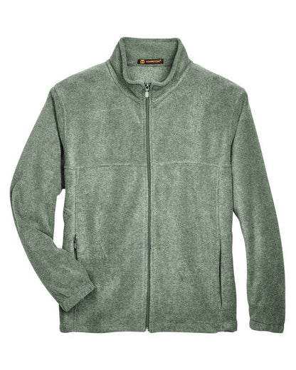Custom Embroidered Harriton Men's 8 oz. Full-Zip Fleece - M990