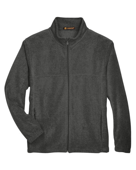 Custom Embroidered Harriton Men's 8 oz. Full-Zip Fleece - M990