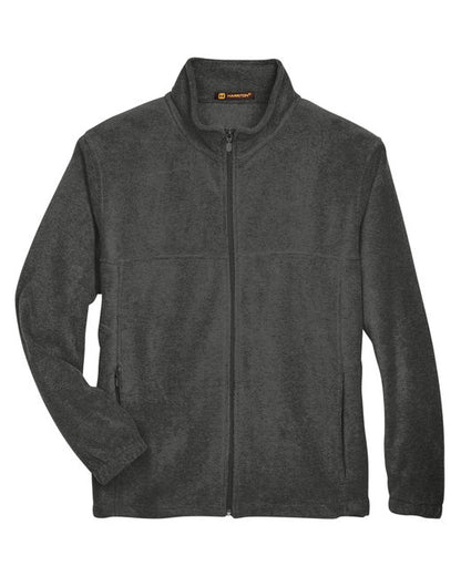 Custom Embroidered Harriton Men's 8 oz. Full-Zip Fleece - M990