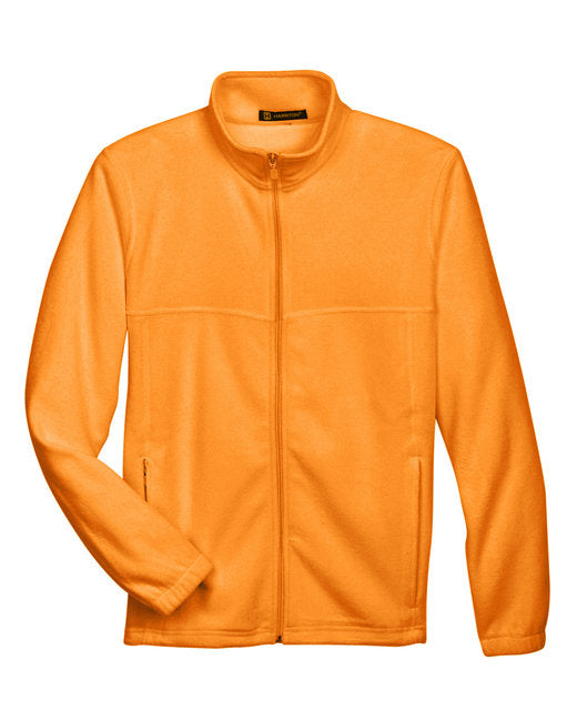 Custom Embroidered Harriton Men's 8 oz. Full-Zip Fleece - M990
