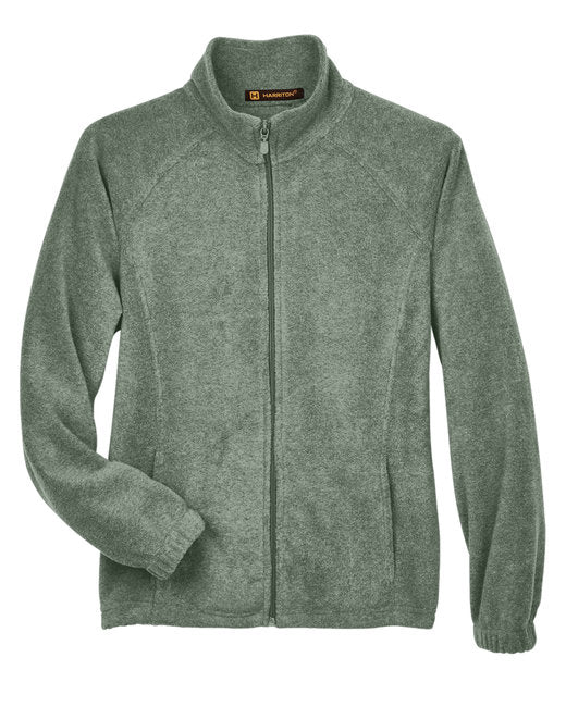 Custom Embroidered Harriton Ladies' 8 oz. Full-Zip Fleece - M990W