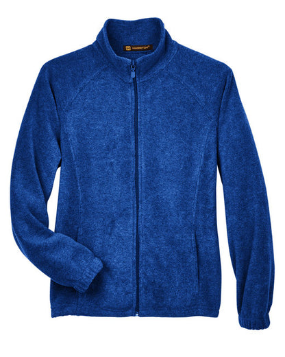 Custom Embroidered Harriton Ladies' 8 oz. Full-Zip Fleece - M990W