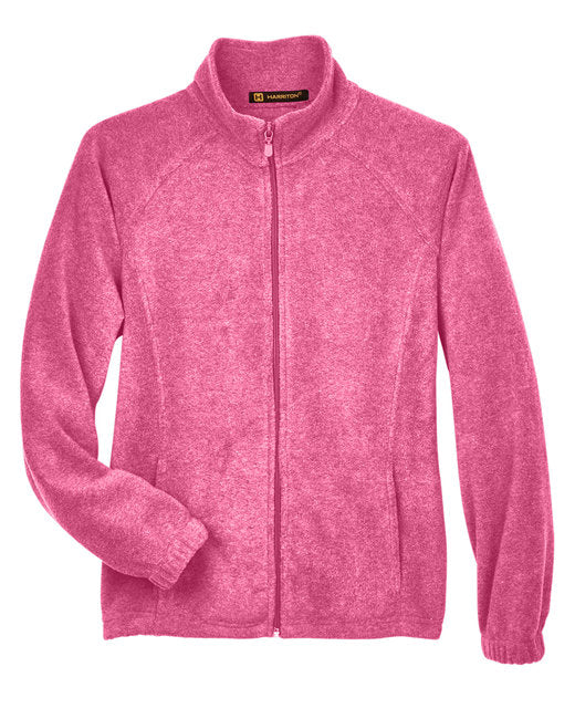 Custom Embroidered Harriton Ladies' 8 oz. Full-Zip Fleece - M990W