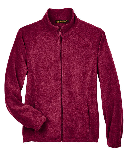 Custom Embroidered Harriton Ladies' 8 oz. Full-Zip Fleece - M990W
