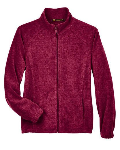 Custom Embroidered Harriton Ladies' 8 oz. Full-Zip Fleece - M990W