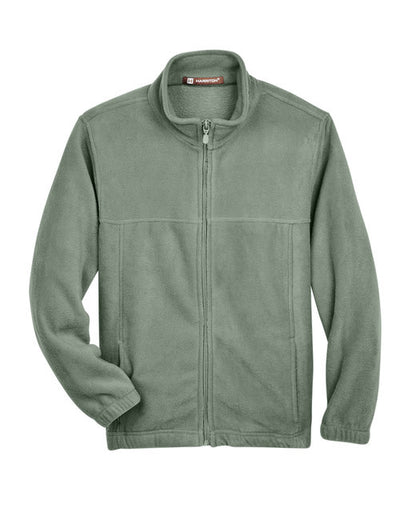 Custom Embroidered Harriton Youth 8 oz. Full-Zip Fleece - M990Y