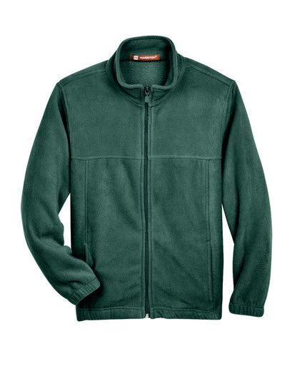 Custom Embroidered Harriton Youth 8 oz. Full-Zip Fleece - M990Y