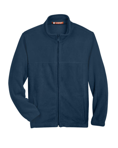 Custom Embroidered Harriton Youth 8 oz. Full-Zip Fleece - M990Y