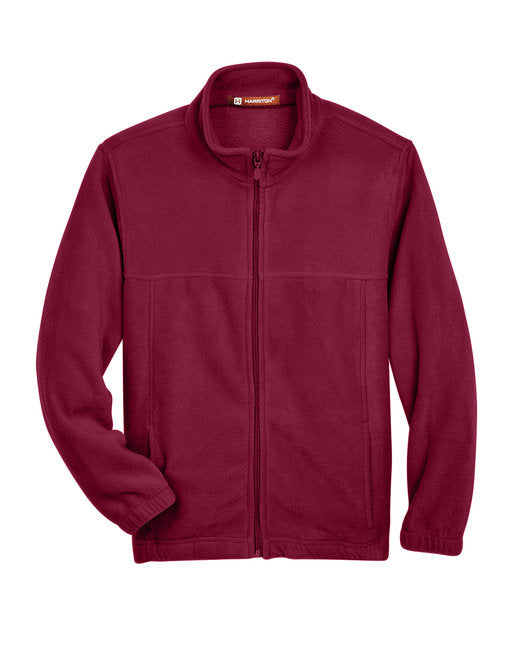 Custom Embroidered Harriton Youth 8 oz. Full-Zip Fleece - M990Y