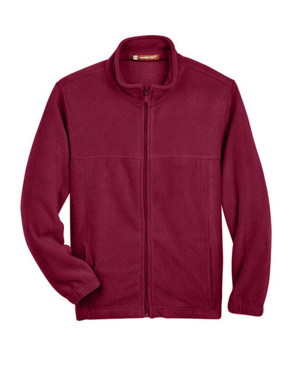 Custom Embroidered Harriton Youth 8 oz. Full-Zip Fleece - M990Y