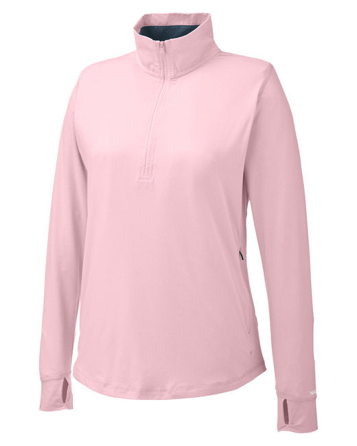 Custom Embroidered Nautica Ladies' Saltwater Quarter-Zip Pullover - N17925